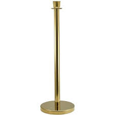 Golden Rope and Stanchion Post Barrier